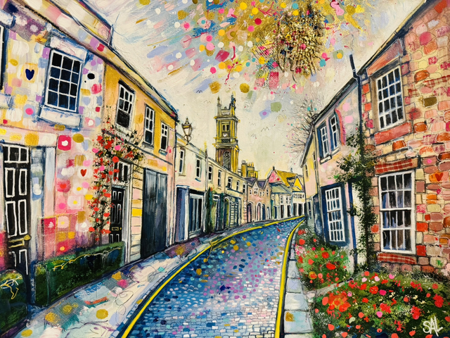 Print -Edinburgh- Circus Sensation, Circus Lane