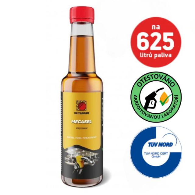 Metabond Megasel aditivum do nafty - NOVINKA! 625 l ošetřeného paliva.