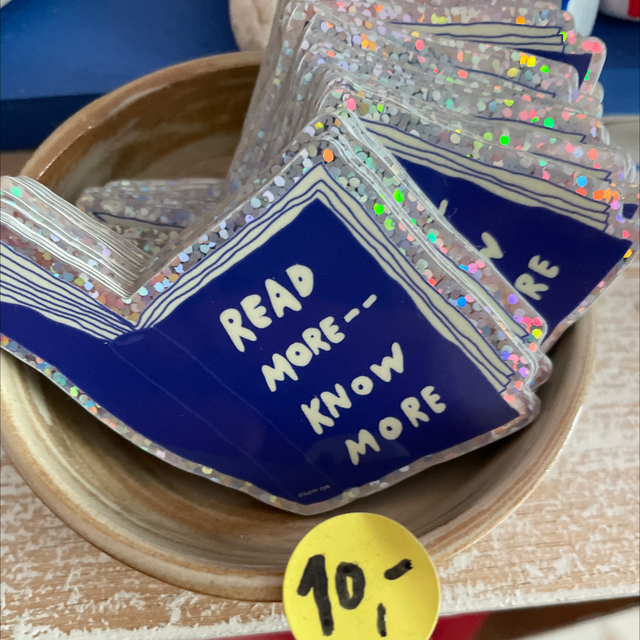 Sticker (Read More // Glow In The Dark)