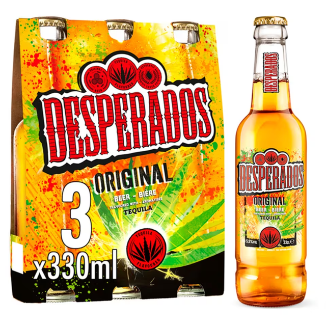 Desperados Tequila Beer, 3 x 330ml