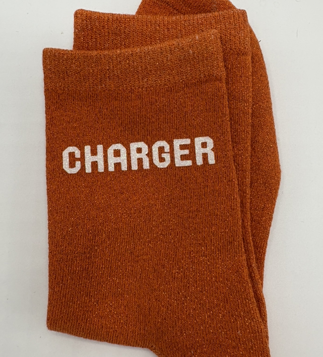 Chaussettes a paillettes phospho CHARGER phospho