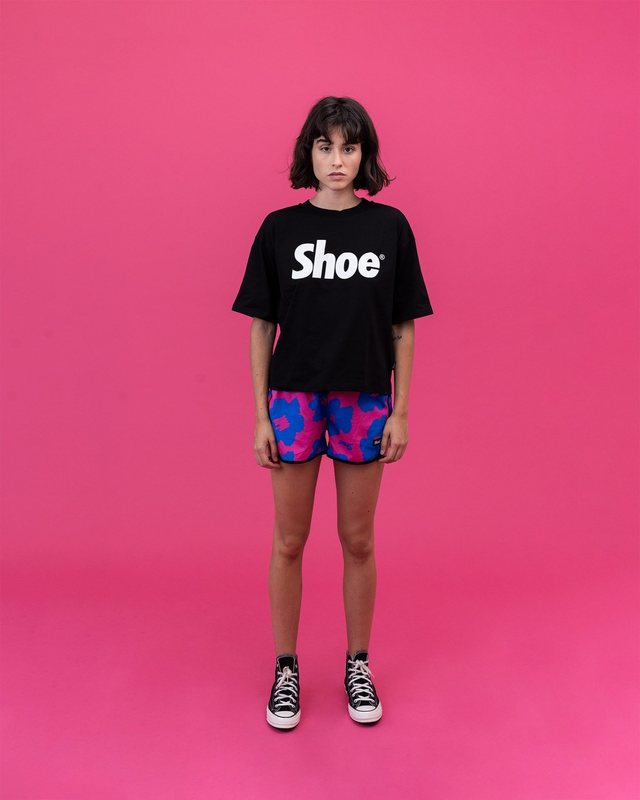 B15476F1 - SHOE T-shirt con logo a contrasto frontale