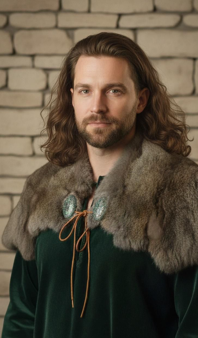 Épaulières, Peau de lapin véritable 