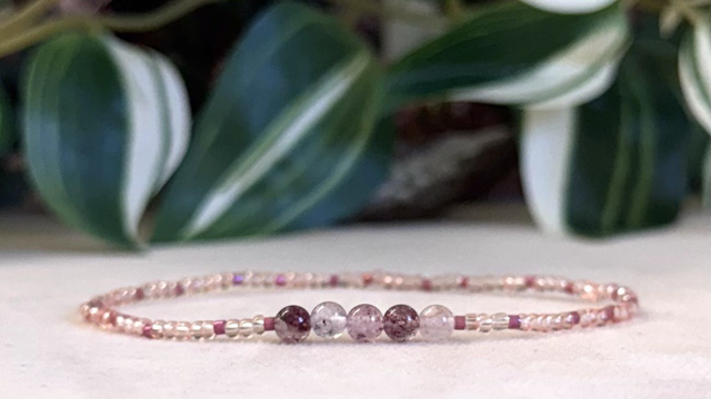 Bracelet | Quartz Fraise - Éléments 4