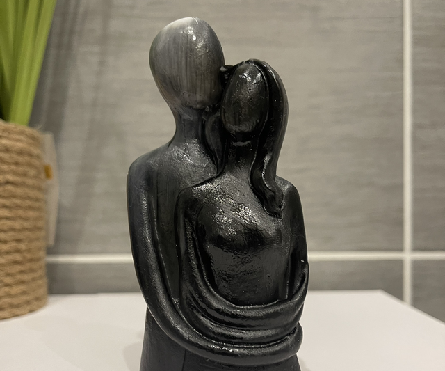 Couple noir avec du blanc