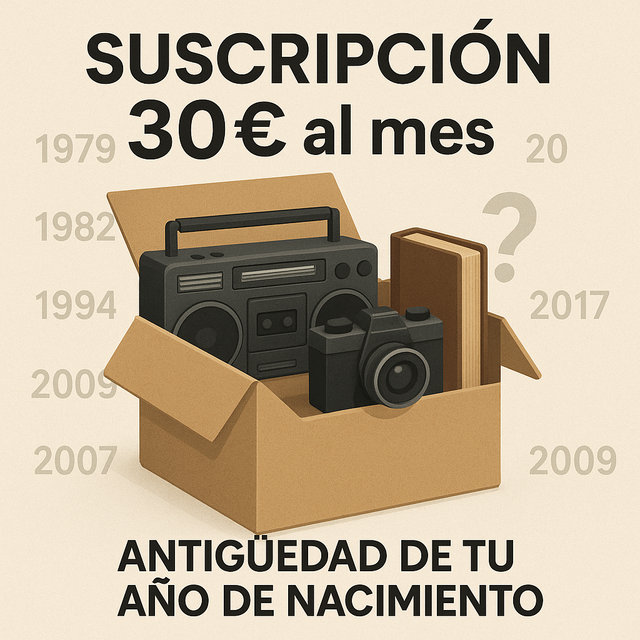 Suscripción de tu año de nacimiento 30€