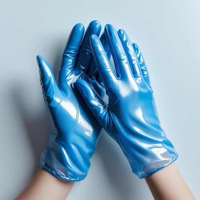 Premium Blue Vinyl Gloves