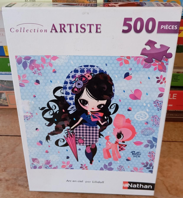 Puzzle Nathan 500 pièces collection artiste