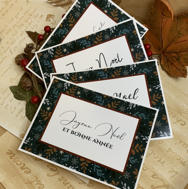 Noël en Alsace - Pack de cartes et étiquettes