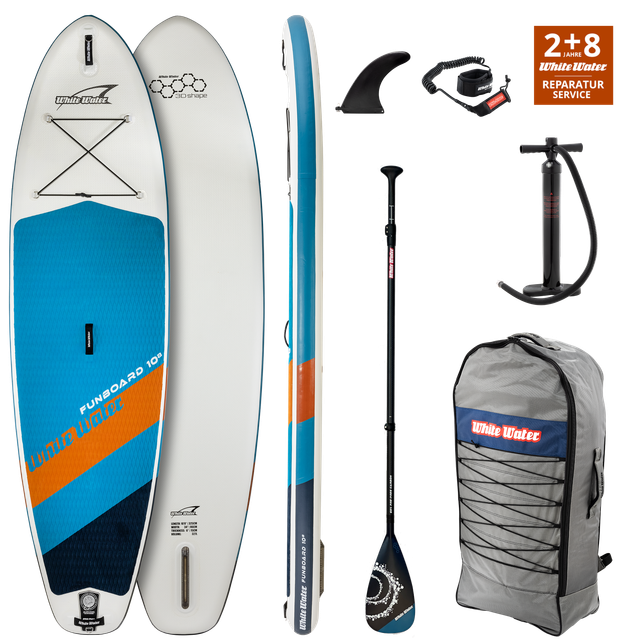 WHITE WATER FUNBOARD 10'8''x34''x6'' SET OCEANPETROL