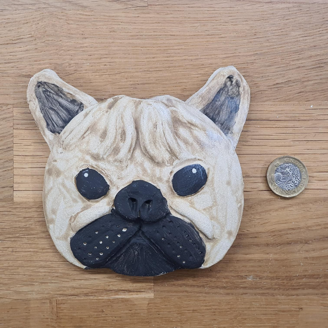 Frenchie (French bull dog) wall plaque