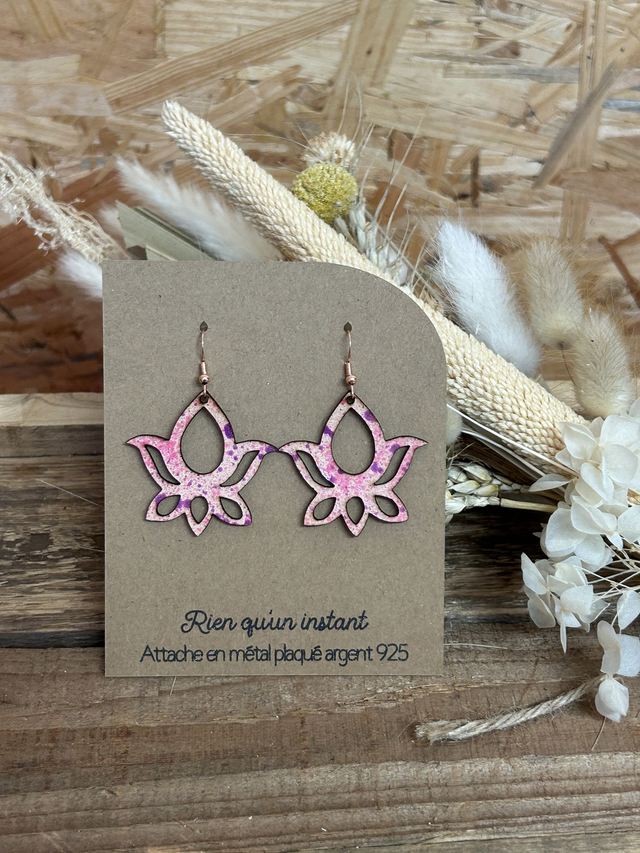 Boucles d’oreilles “ Lotus"