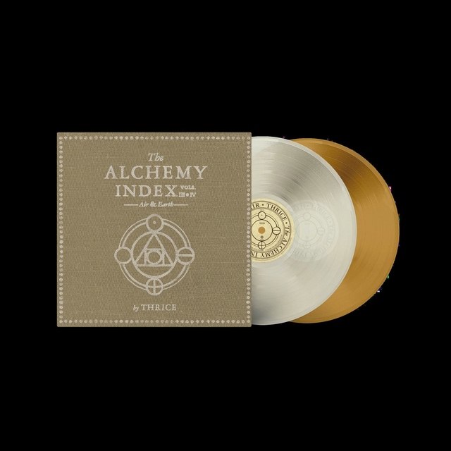 Thrice - The Alchemy Index Vols. III &amp; IV: Air &amp; Earth 2xLP (Translucent Milky Clear / Translucent Tan Vinyl)