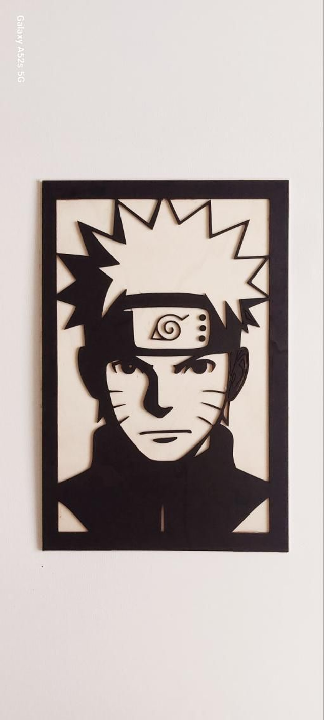 Naruto portrait cadre
