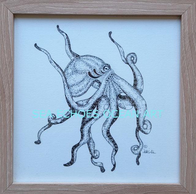 Octopus in Motion (Original) 