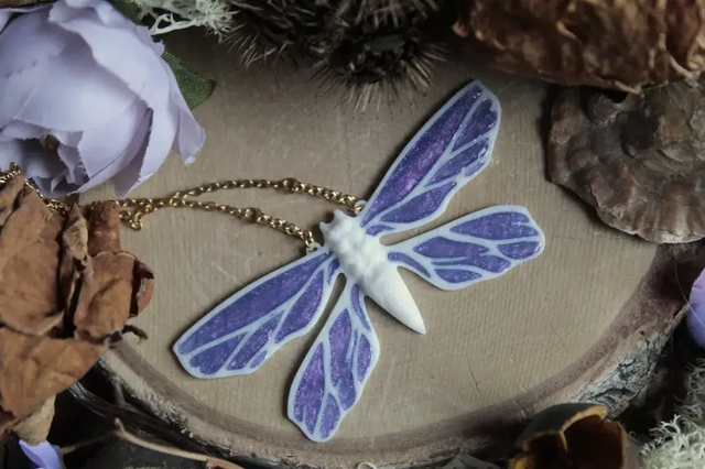 Collier Neige de Papillon