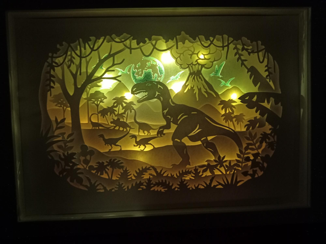 Boîte à Lumière "Dinosaures"