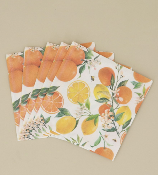 Oranges &amp; Lemons Napkins