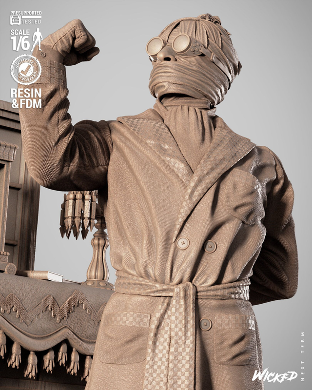 Statue L'HOMME INVISIBLE série movie