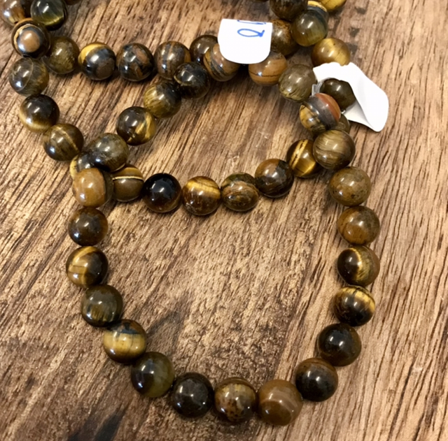 Tiikerinsilmä kivirannekoru 