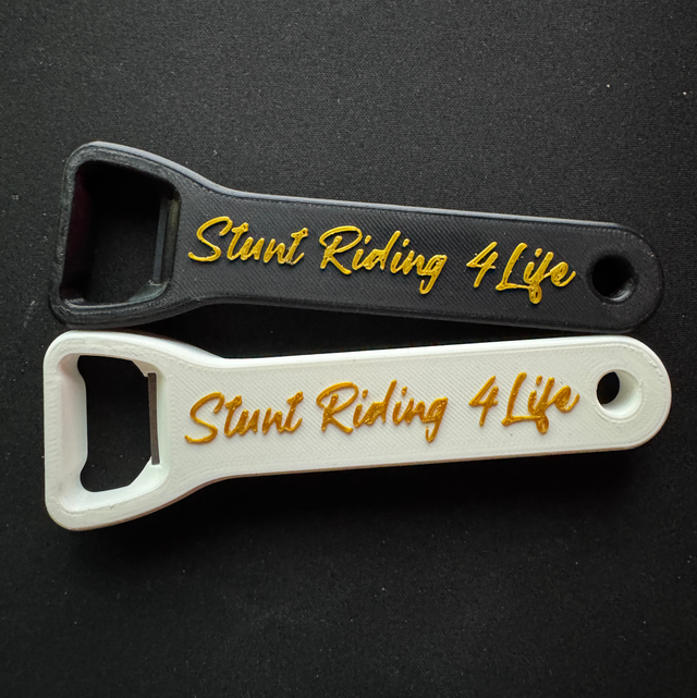 „Stuntriding 4 Life“ Flaschenöffner