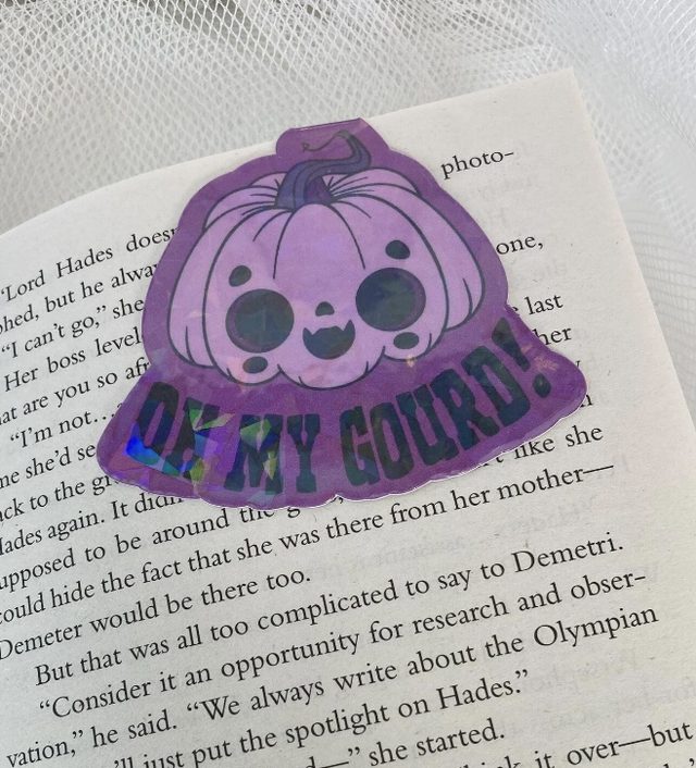 Oh My Gourd Magnetic Bookmark