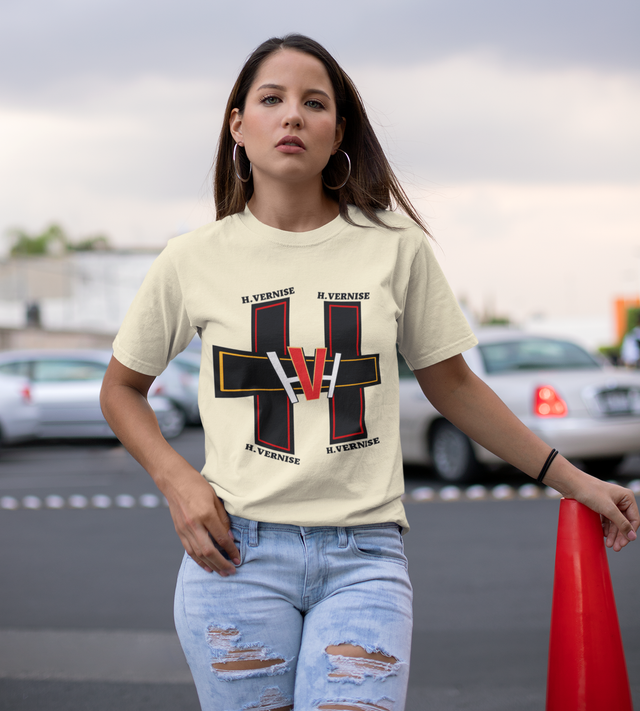 Q. c.7- T-shirt unisexe - Logo H