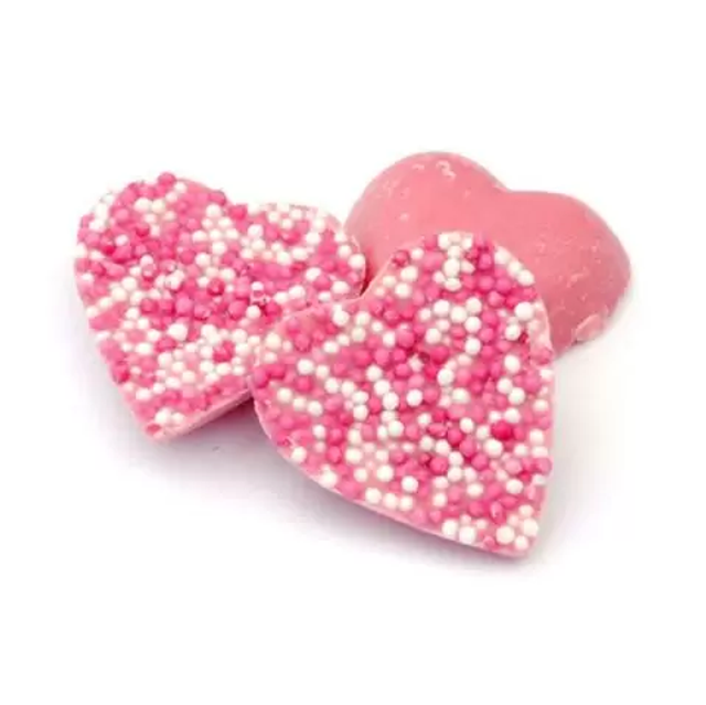 Pink Chocolate Hearts