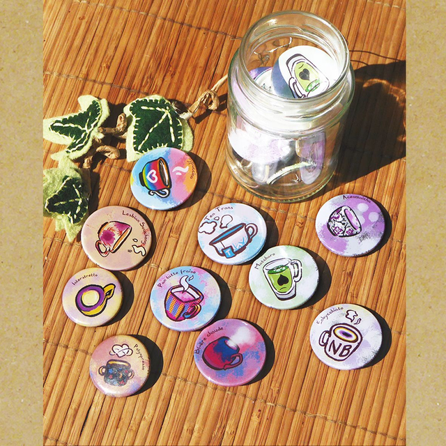 Badges - Tasses des fiertés