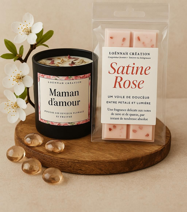 Édition limitée Fête des Mères – Duo “Maman d’amour & Satine Rose