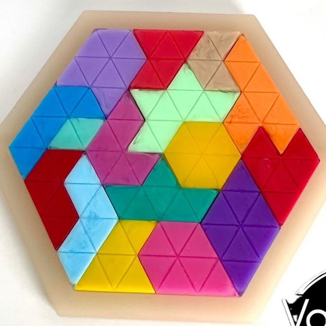 Casse tête Hexagonale 16p