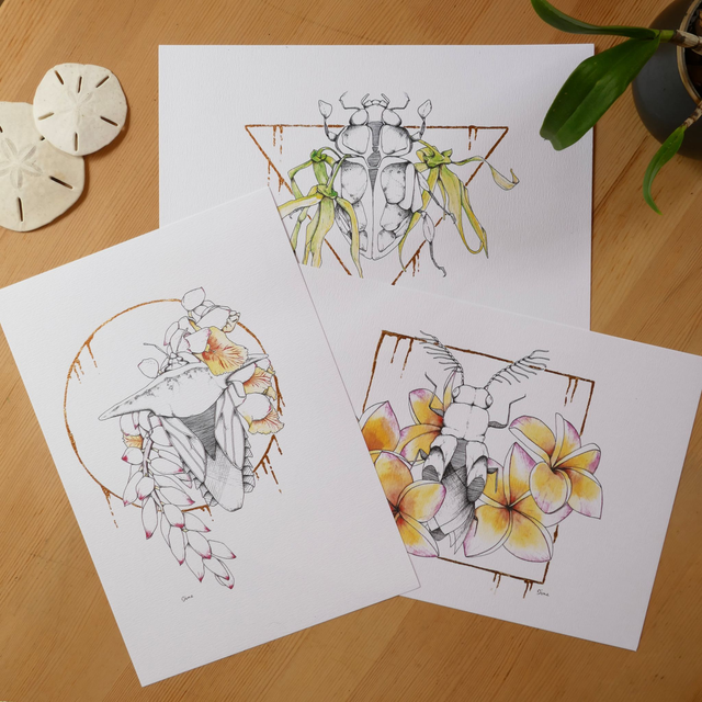 Bundle PRINT A4 – Les dorés