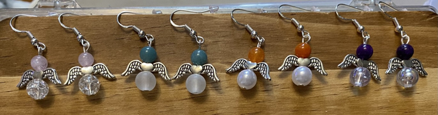Angel earrings