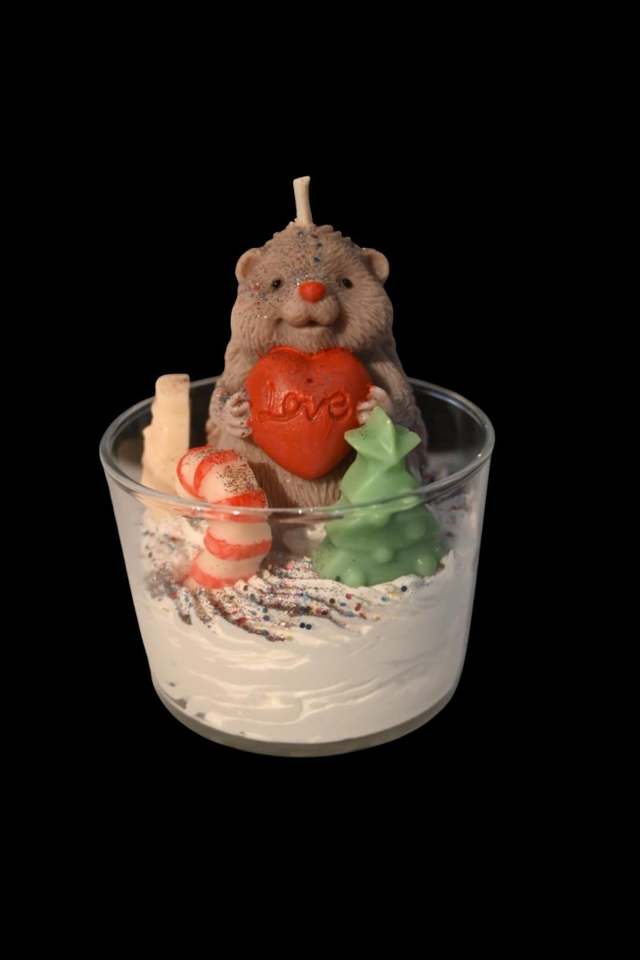 🦔✨ Bougie "Coud’Noël"