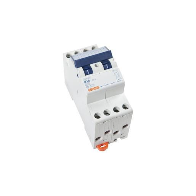 Gewiss GW 90301  installatieautomaat voor fornuisgroep, 2x 1P+N 16 A 