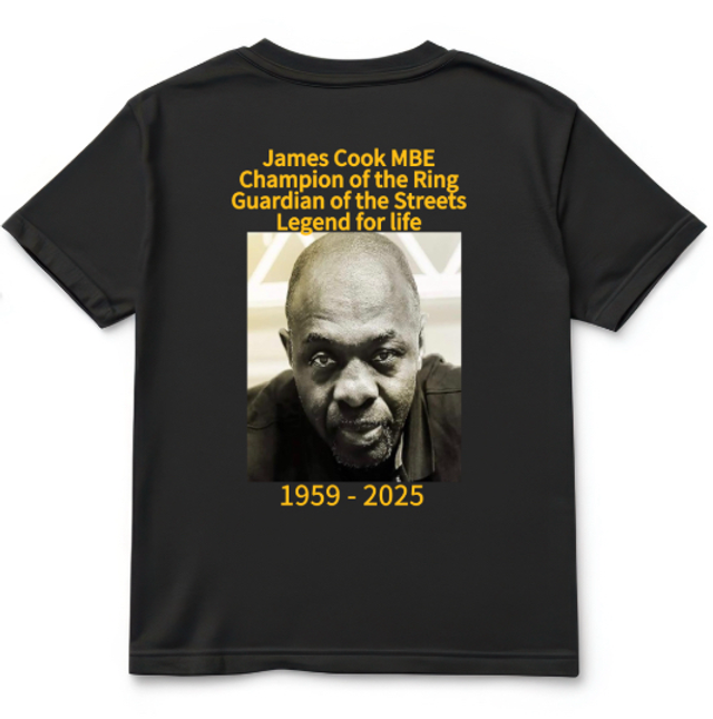James Cook MBE remembrance kids sizes available crewneck T-shirt
