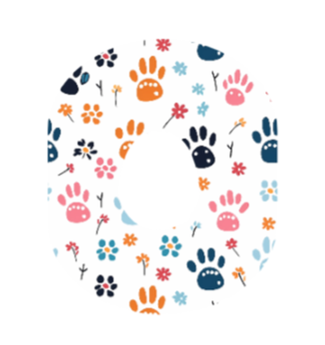 Paws 'n Flowers Over patch G7