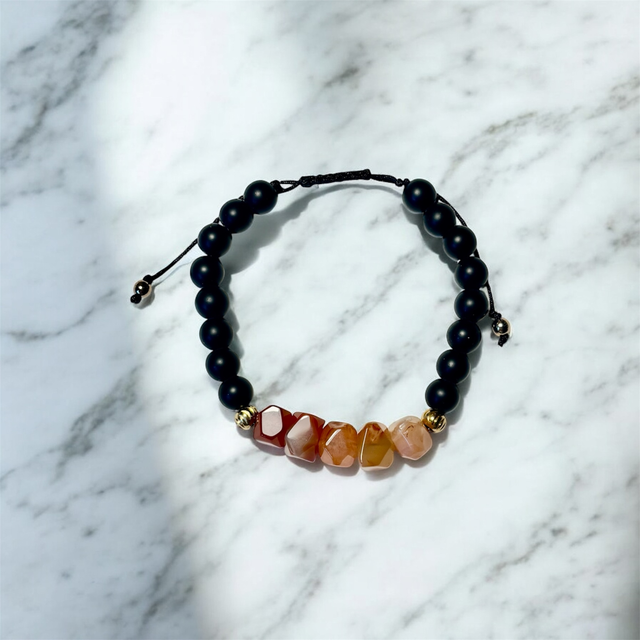 Bransoletka Eteris Men Karneol