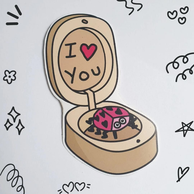 Love Bug Sticker