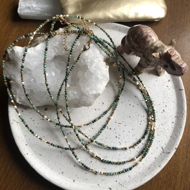 Collier Turquoise Africaine 