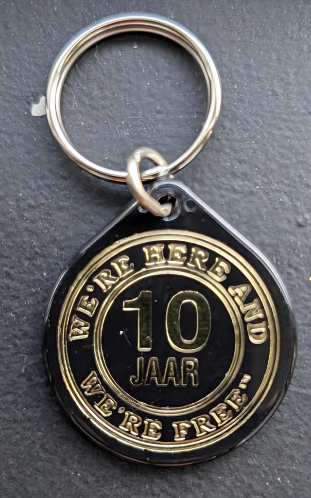 10 jaar plastic coin