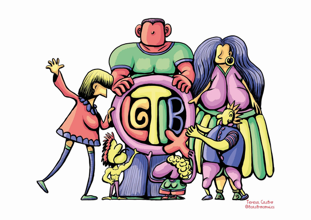 Todes unides -Ilustración LGTBIQ