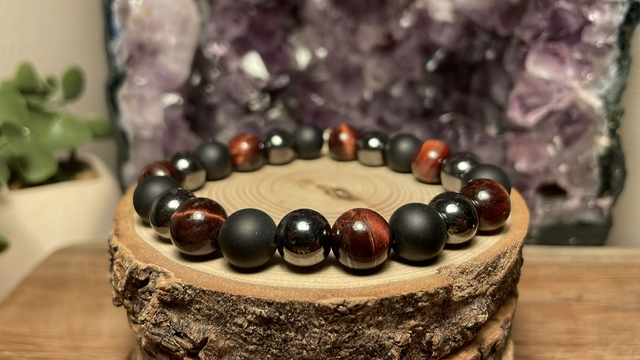 Bracelet TRIPLE PROTECTION 10mm HOMME