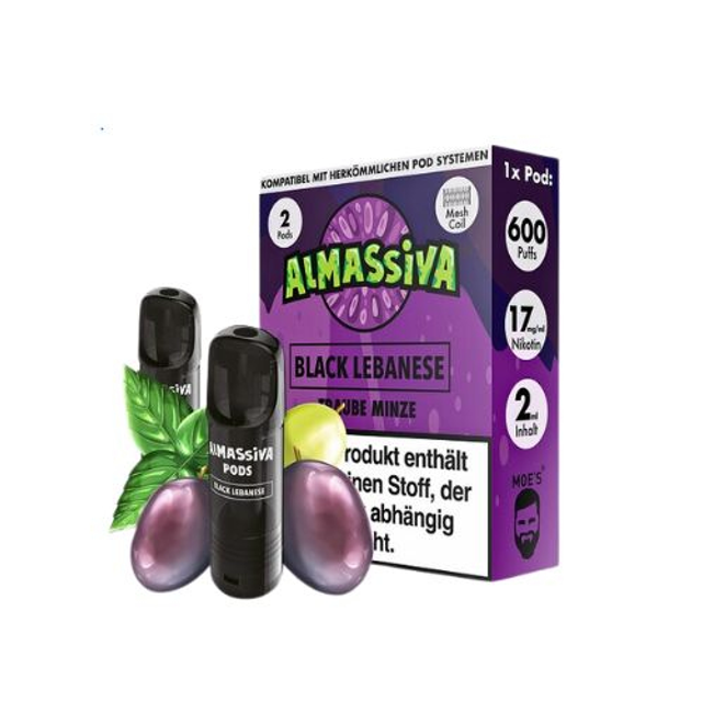 Al Massiva Black Lebanese Prefilled Pod