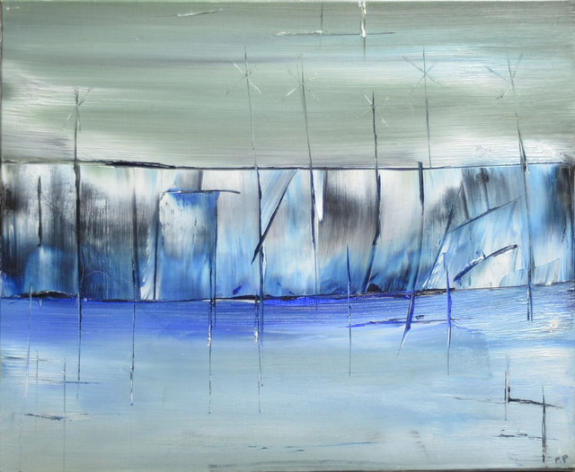 Falaises Interieures, Huile sur Toile, 61 cm * 50 cm