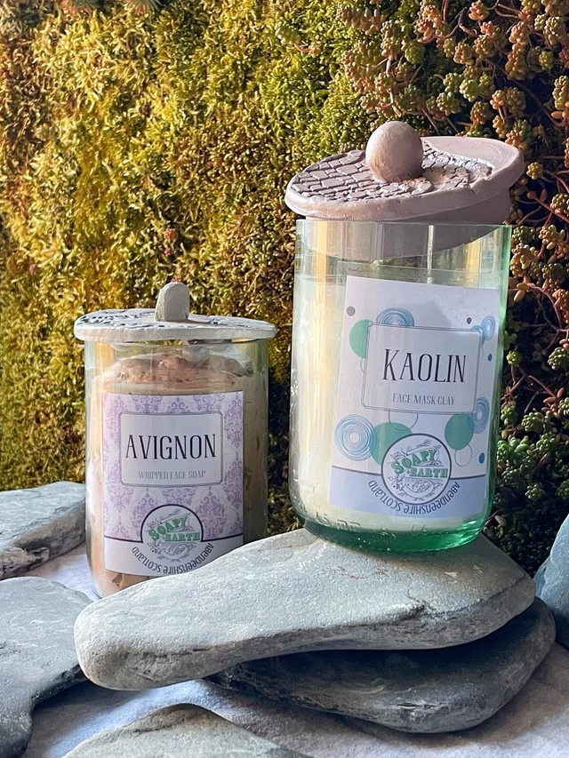 Kaolin face mask SPA kit