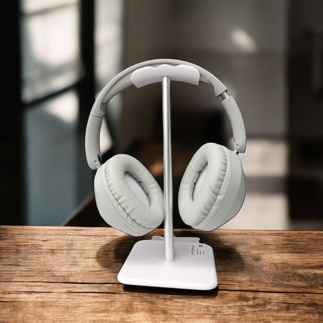 Wireless Bluetooth Kopfhörer hellgrau