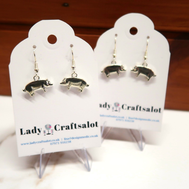 Pig Earrings