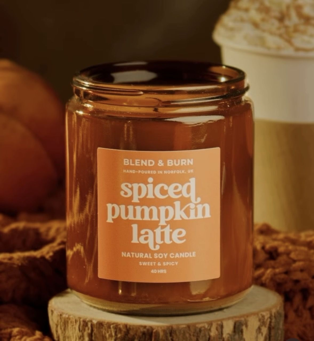 Blend and burn Spiced pumpkin latte