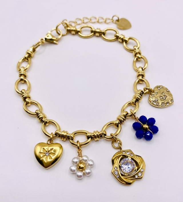 Bracelet charms Agnès